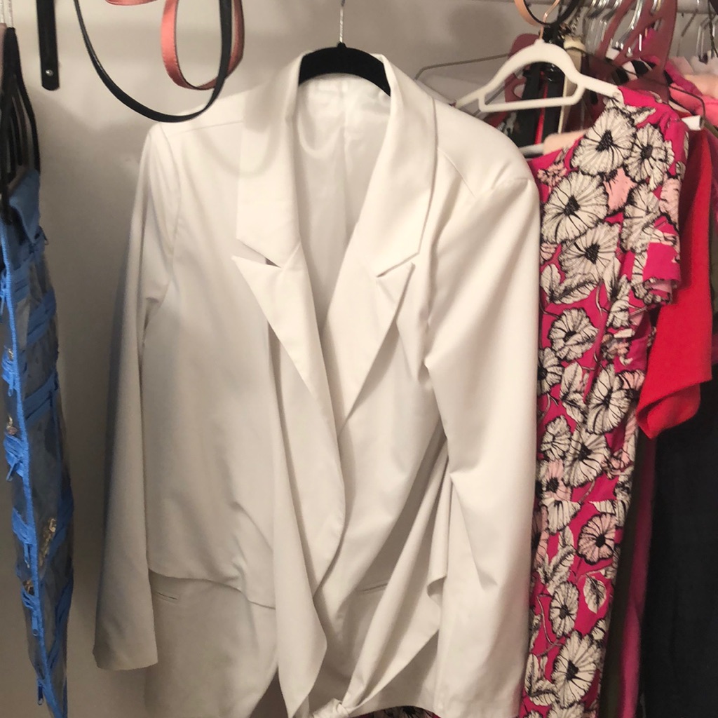 White Blazer Megan Fox Collection Nwot